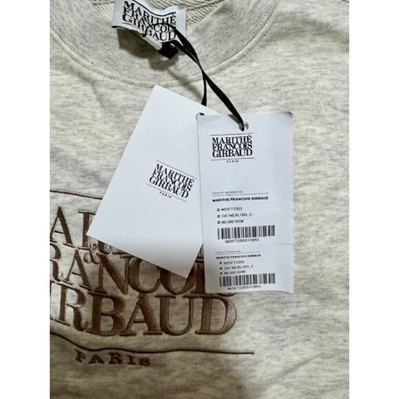 Marithé François Girbaud Sweatshirt Women’s Small Gray NWT Korean Fashion Y2K - Picture 15 of 16